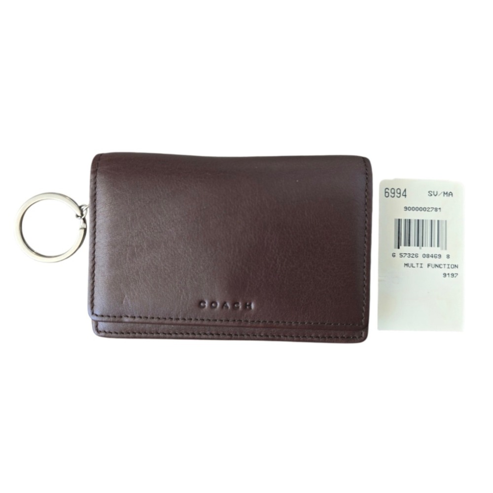 Vintage Coach Mahogany Bedford Multi-Function Purse Wallet 6994 EUC